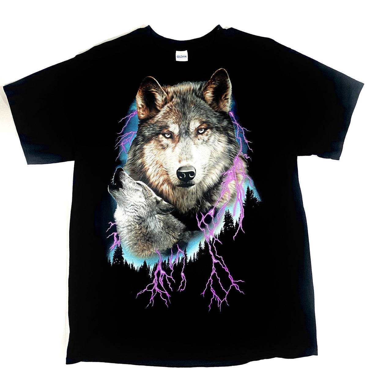 Image of (M) Midnight Wolf T-shirt
