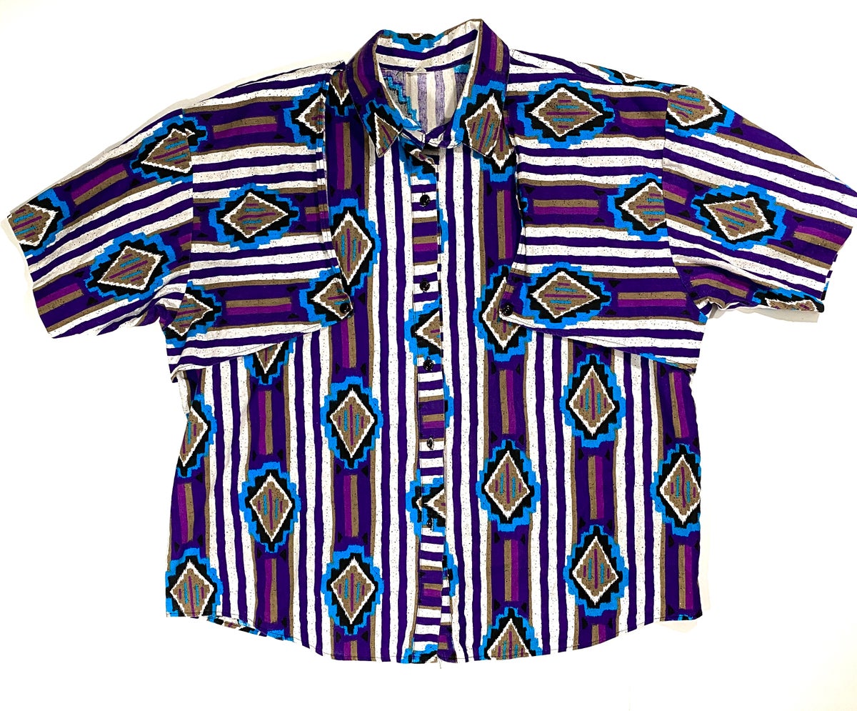 Image of (XL) Tribal Button-up Shirt
