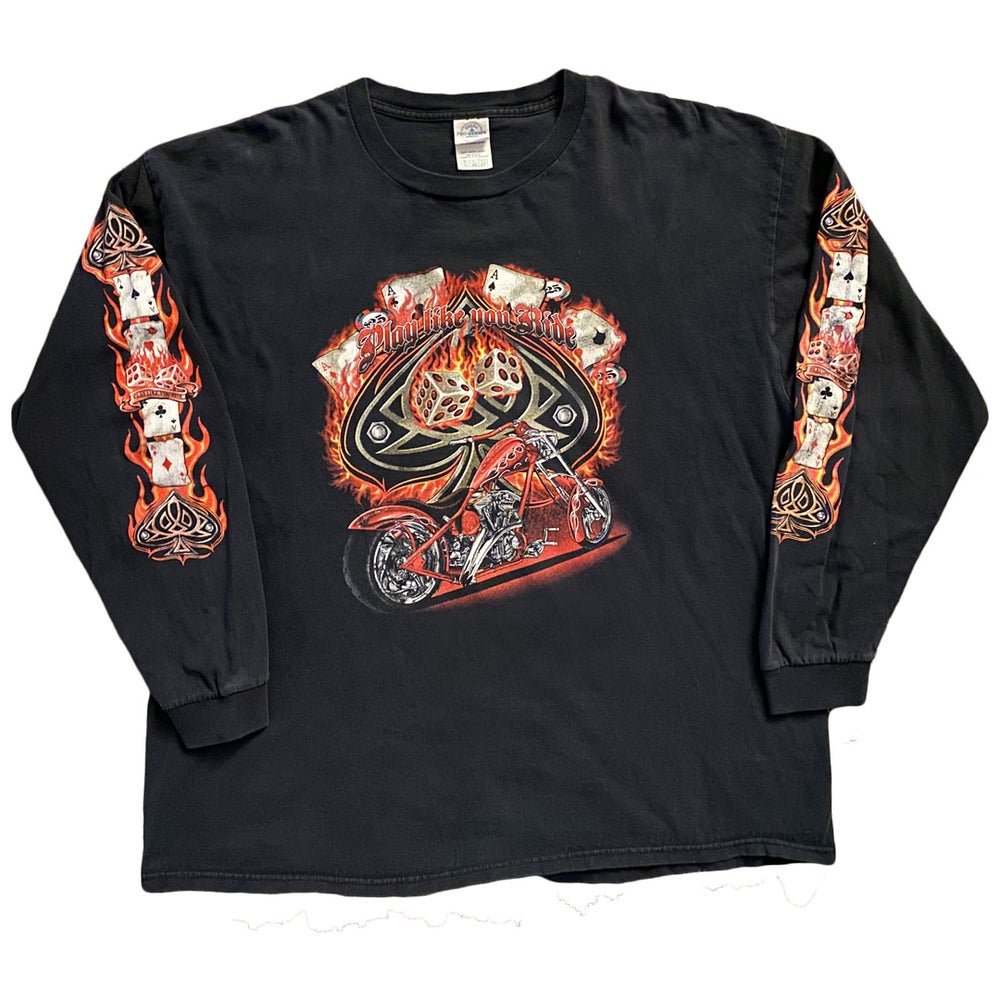 Image of "Play Like You Ride" Long Sleeve Shirt